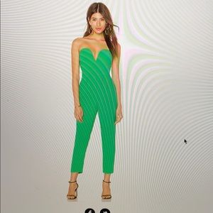Green jumpsuit